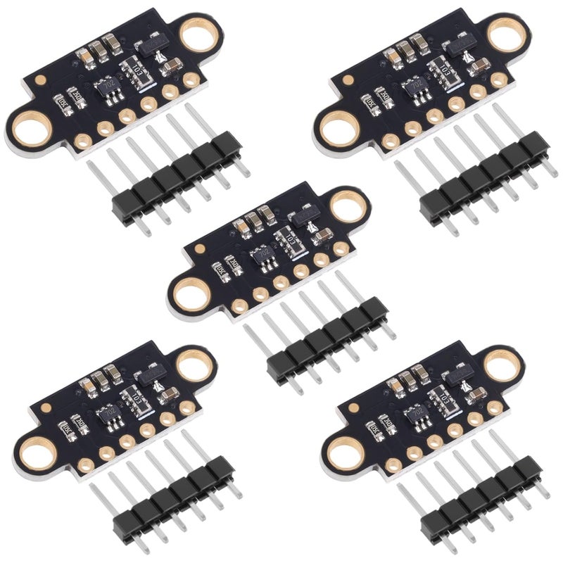 MakerHawk 5 Pcs VL53L0X Lidar Sensor 2m Range High Precision Single-Point Distance Sensor Compact Lightweight ToF Module with I2C Interface for Arduino Raspberry Pi Robot IoT Projects Smart Homes GY-VL53L0XV2 - Image 1